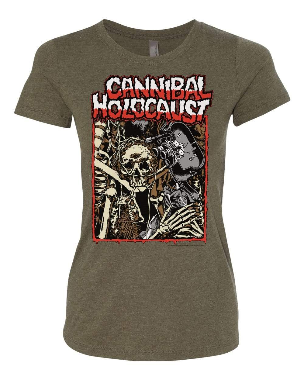 CANNIBAL HOLOCAUST Women's T-Shirt: Skeletal Remains