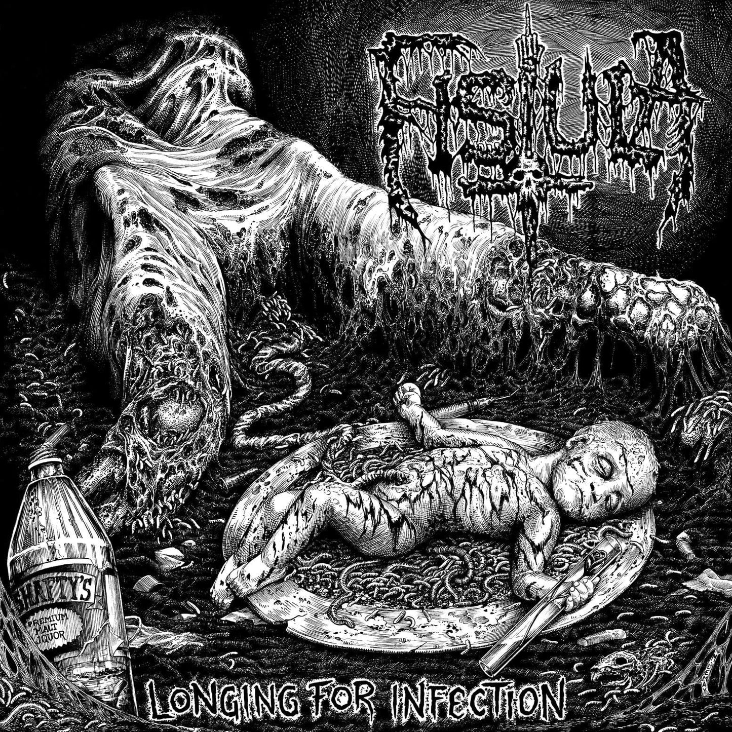 FISTULA: Longing For Infection LP + ETCHED 7" (color vinyl)