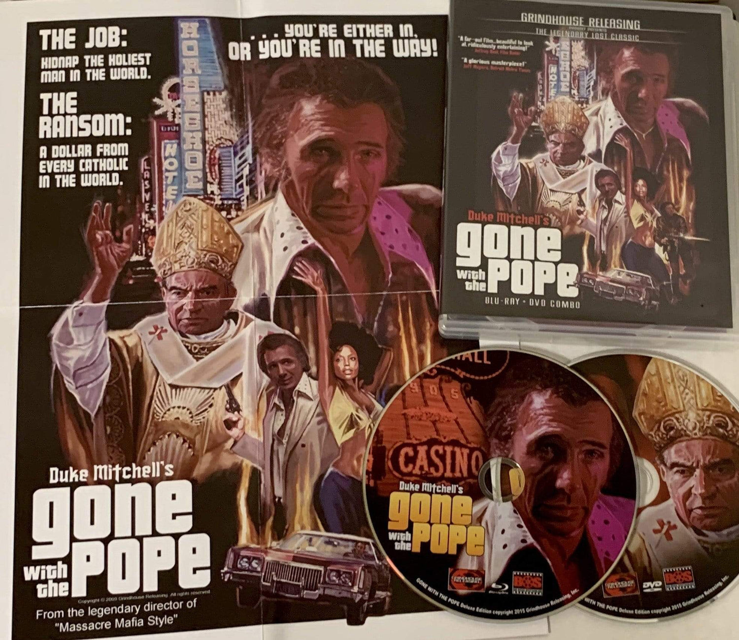 GONE WITH THE POPE (1976/2010) Blu-ray + DVD combo