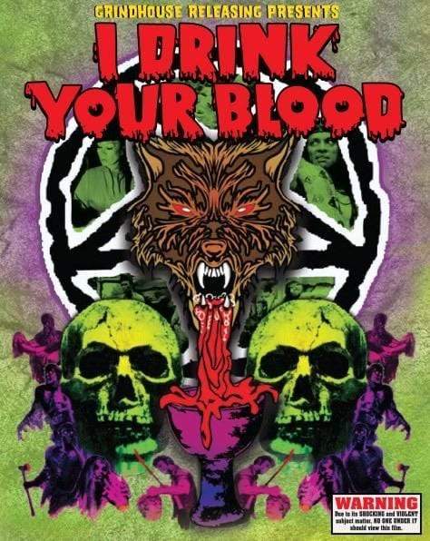 I DRINK YOUR BLOOD (1970) 2 disc Blu-ray Set Deluxe slipcover