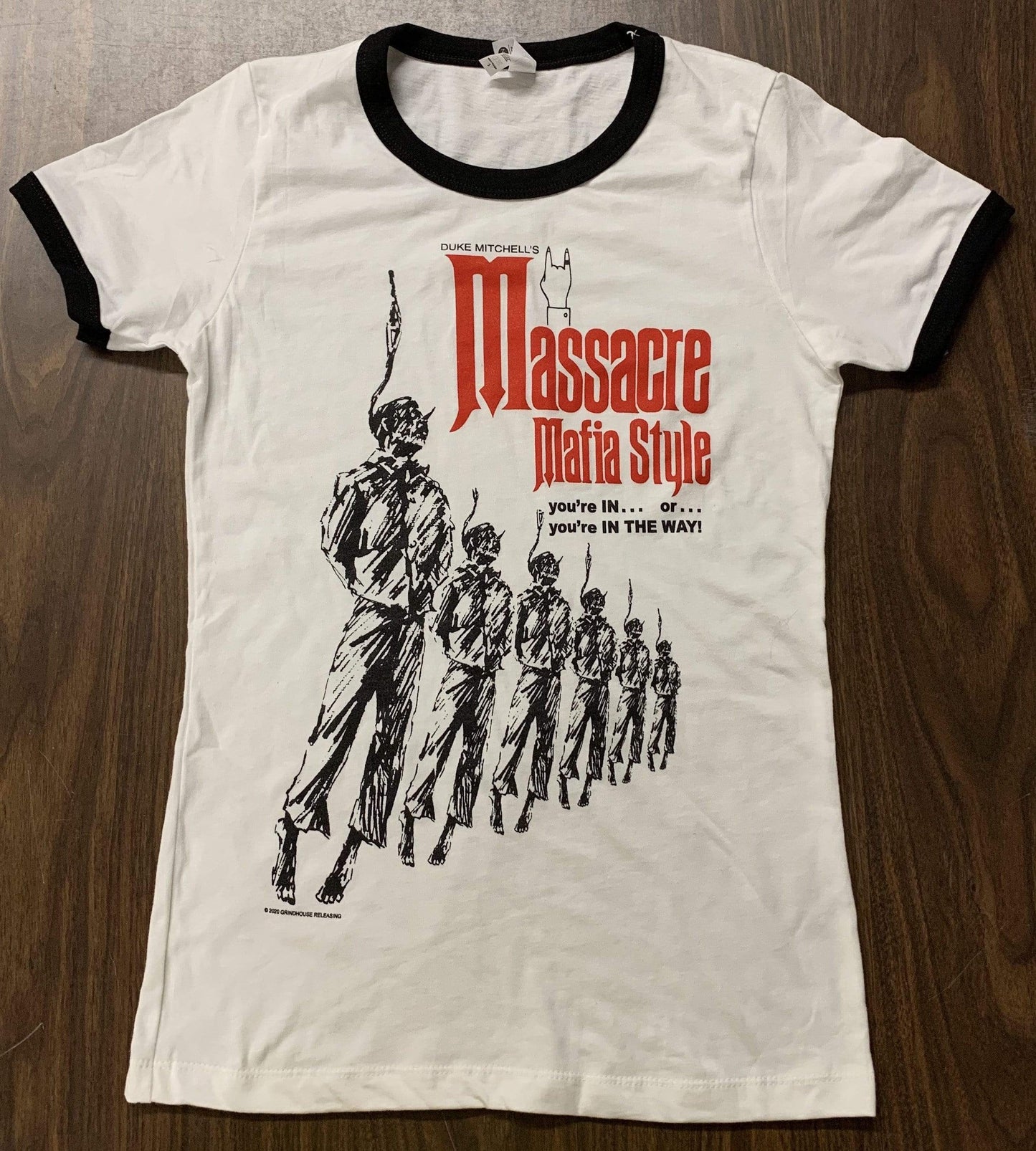 MASSACRE MAFIA STYLE Women's Ringer T-shirt