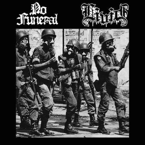 NO FUNERAL / LIVID: Split LP (color vinyl)
