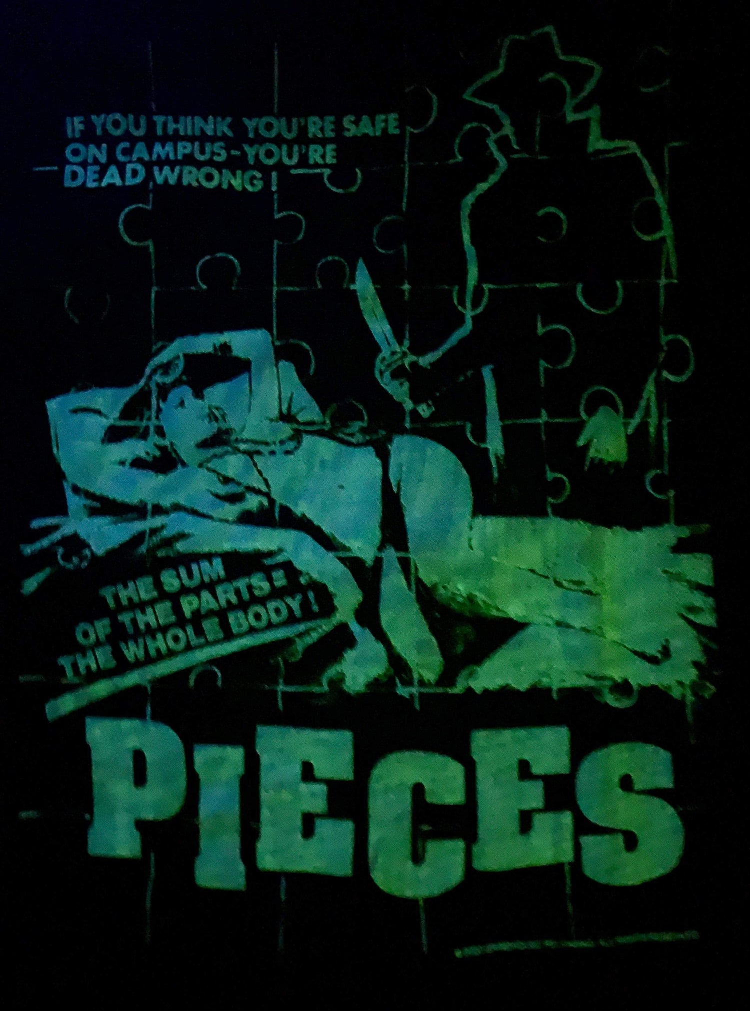 PIECES T-shirt : Glow in the Dark 1982 Ad