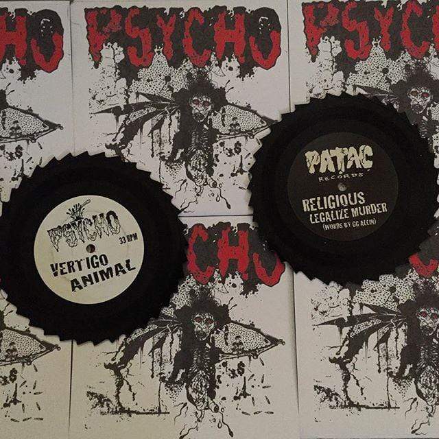 PSYCHO: Self Titled EP (sawblade shaped vinyl)