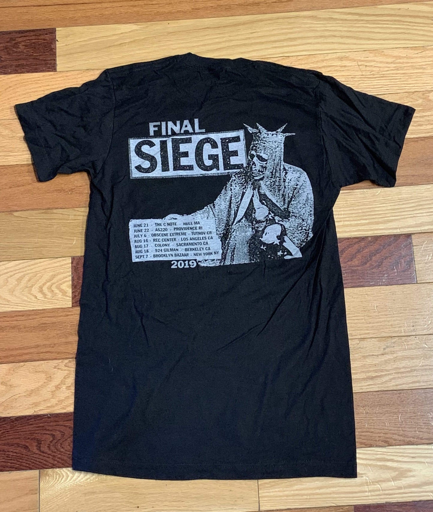 SIEGE T-shirt : Final Siege Tour