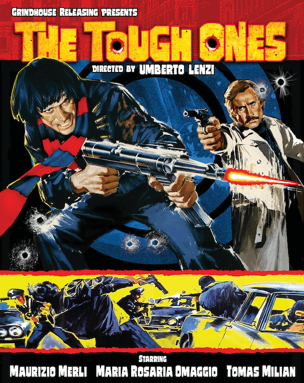 THE TOUGH ONES (1976) 3 disc (2 Blu-rays + CD soundtrack) set: Embossed slipcover